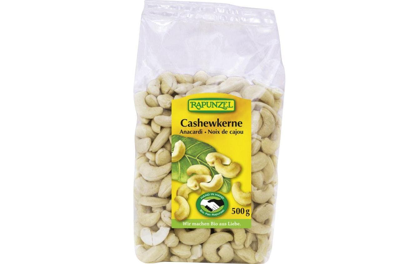 Bio Cashewkerne 500 gBio zertifizierte Cashew Nüsse
