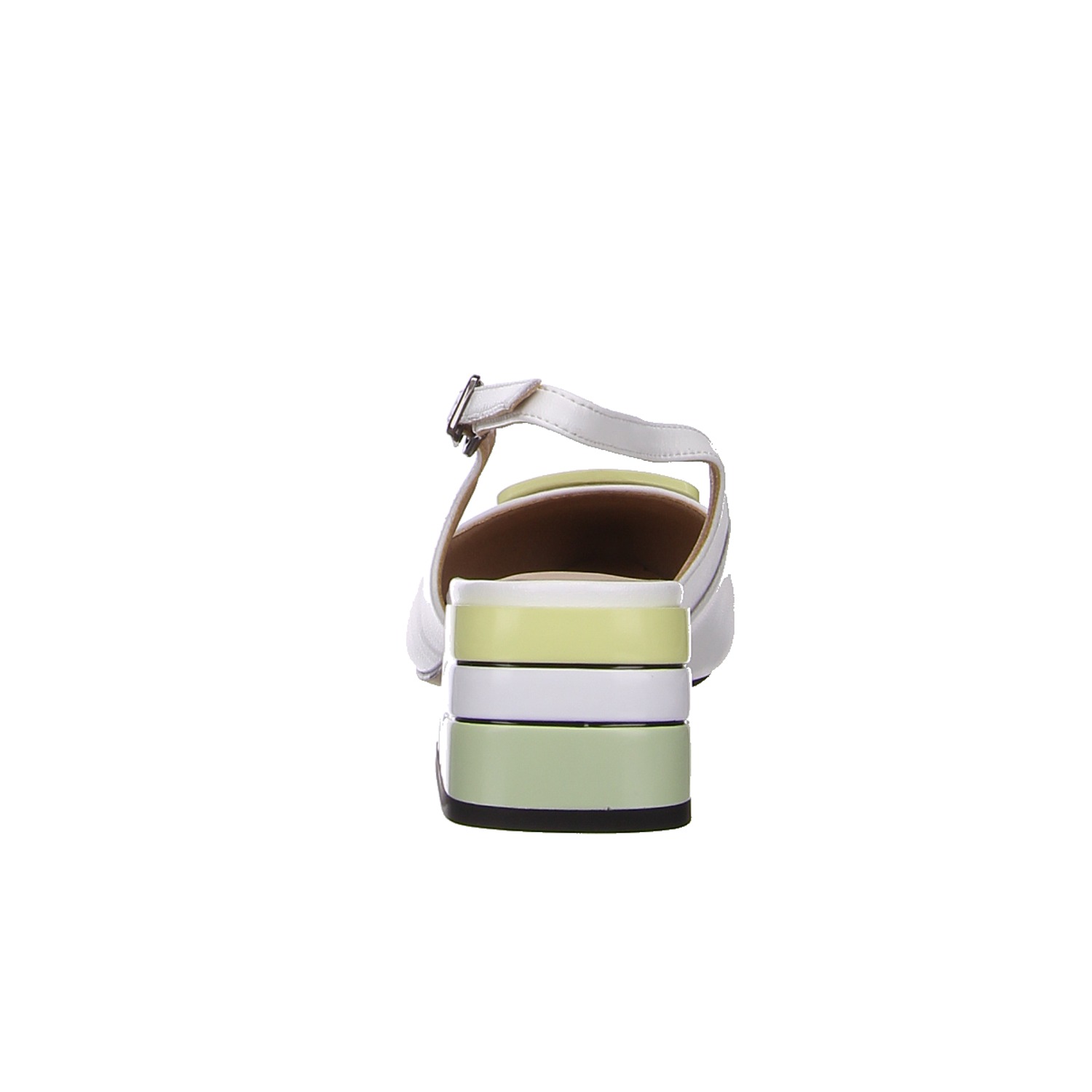 HBH Slingpumps weiß weiss/weiss kombi