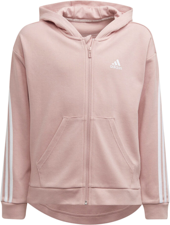 adidas 3-Stripes Full-Zip hættetrøje Pink