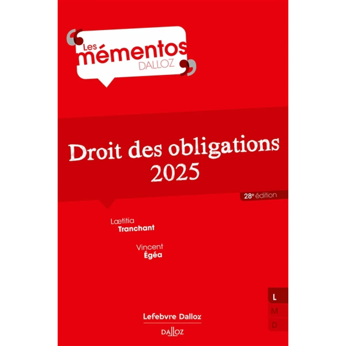 Droit des obligations : 2025