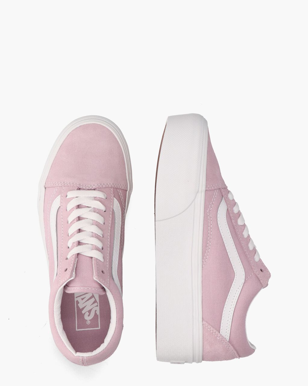 Vans Old Skool Stackform Lichtroze Damessneakers