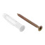 Universalplugg med skrue 10-pk 60xØ10 mm