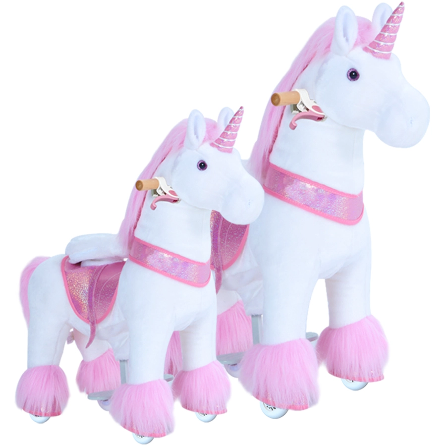 PonyCycle® Pink Unicorn mit Bremse - groß