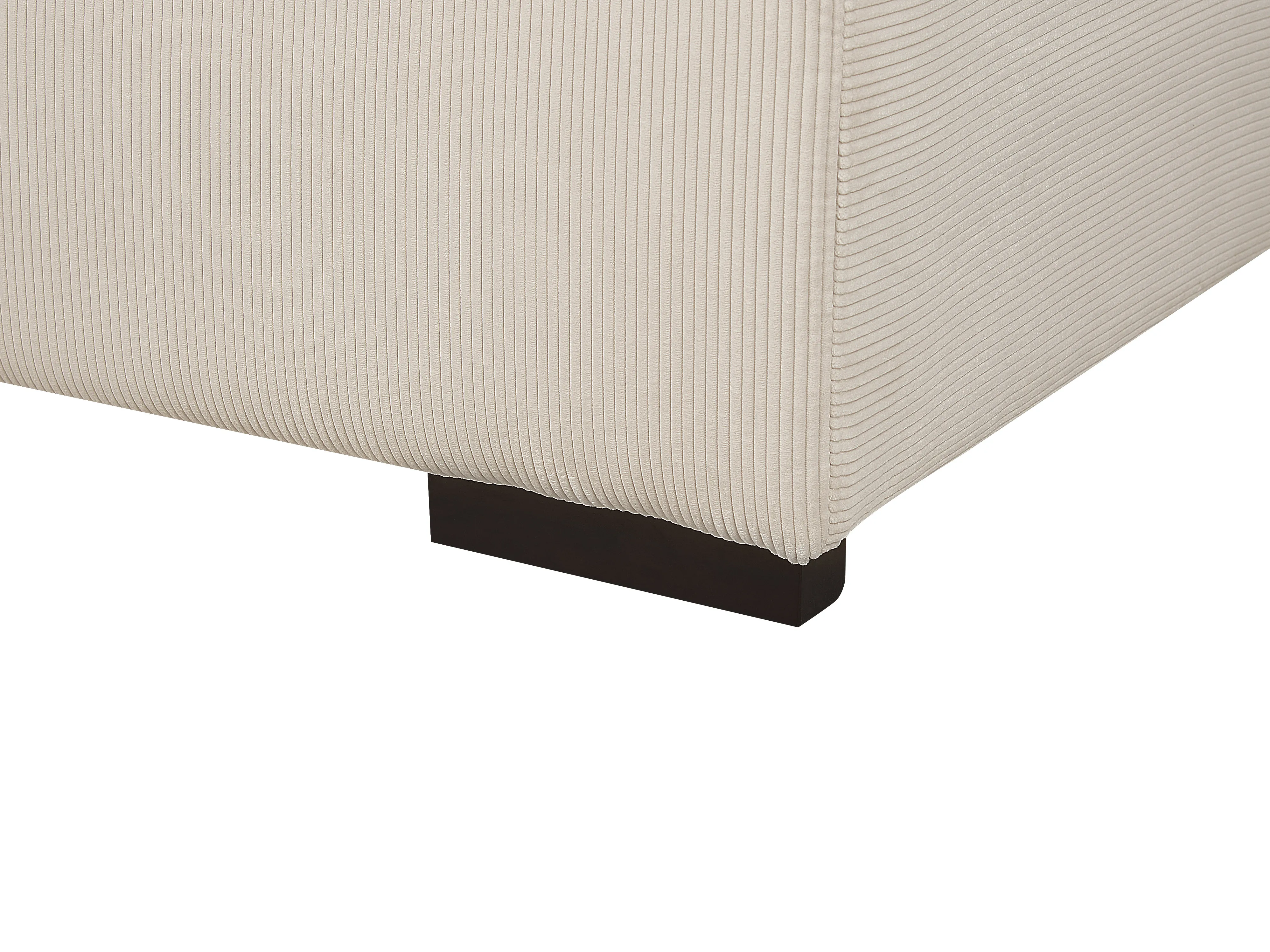 Ottomaan LUNGO Corduroy Beige