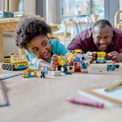 LEGO City 60391 Anleggsmaskiner Og Kran Med Rivningskule