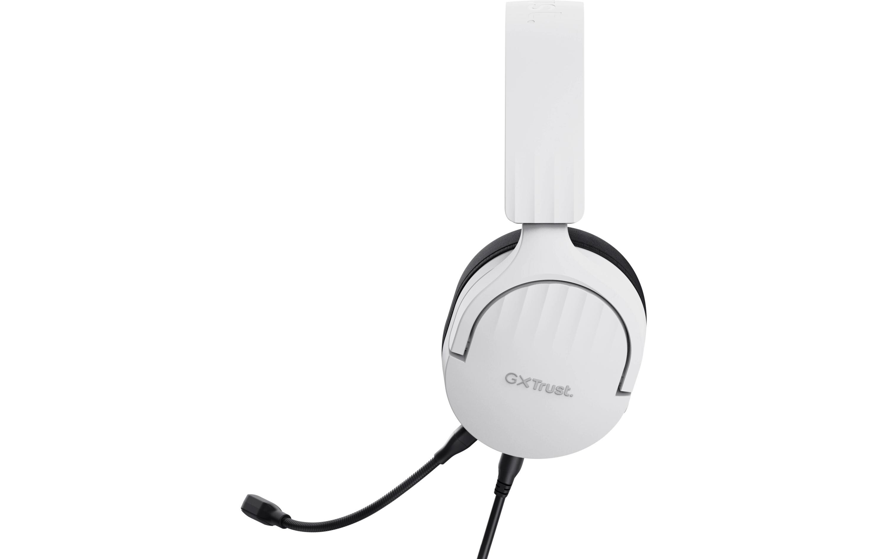 Headset GXT 489W FAYZO Schwarz/WeissLeistungsstarkes, ohrumschliessendes Gaming-Headset, hergestellt für PC, Laptop und Konsolen