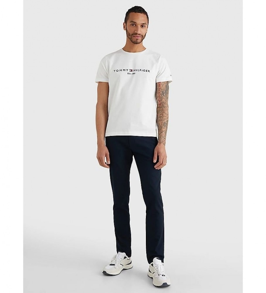 Camiseta Tommy Hilfiger Core Logo, branca