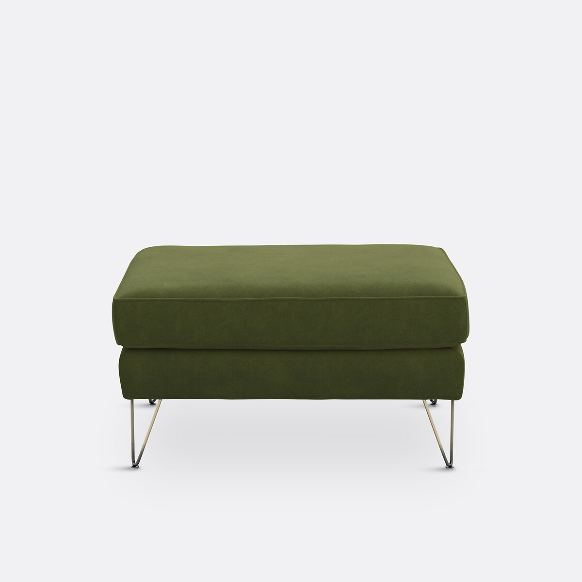 LA REDOUTE INTERIORS<br>Puffe em veludo, Topim