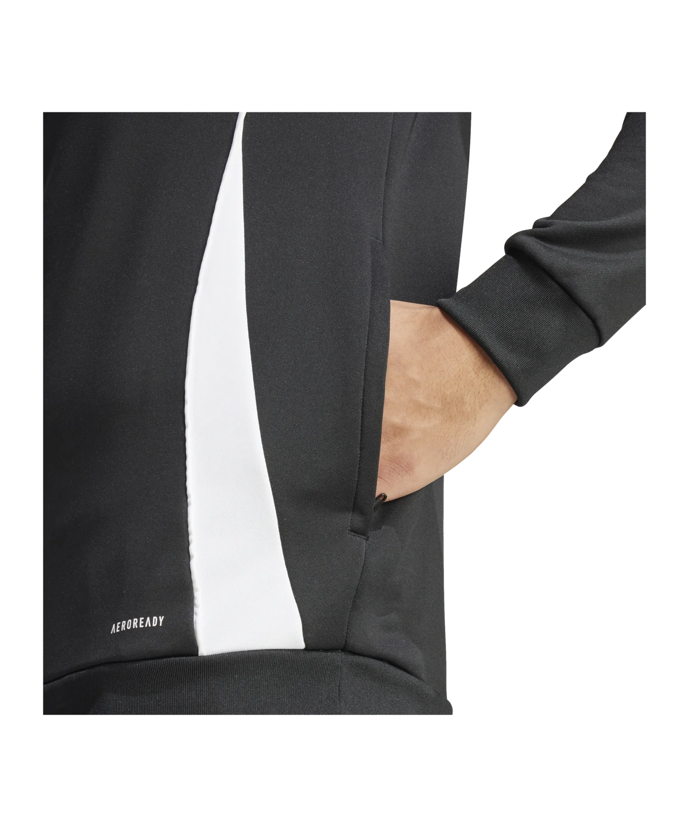 adidas Tiro 24 Hoody Schwarz Weiss