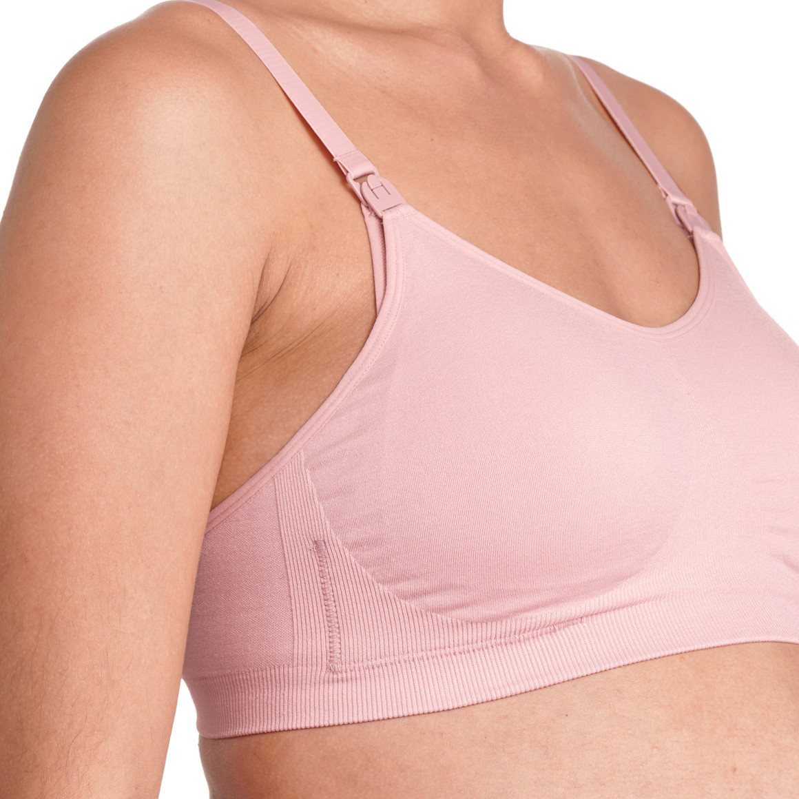 Gina Mama 2 Damen Still-BHs aus Mikrofaser rosa / schwarz