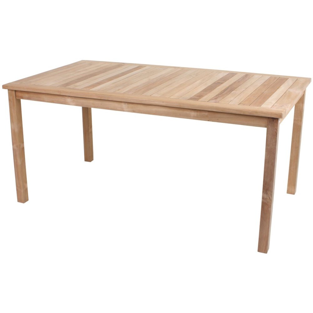 Garden Pleasure Teak Gartentisch Solo 160x90 Garten Holz Esstisch Tisch Möbel