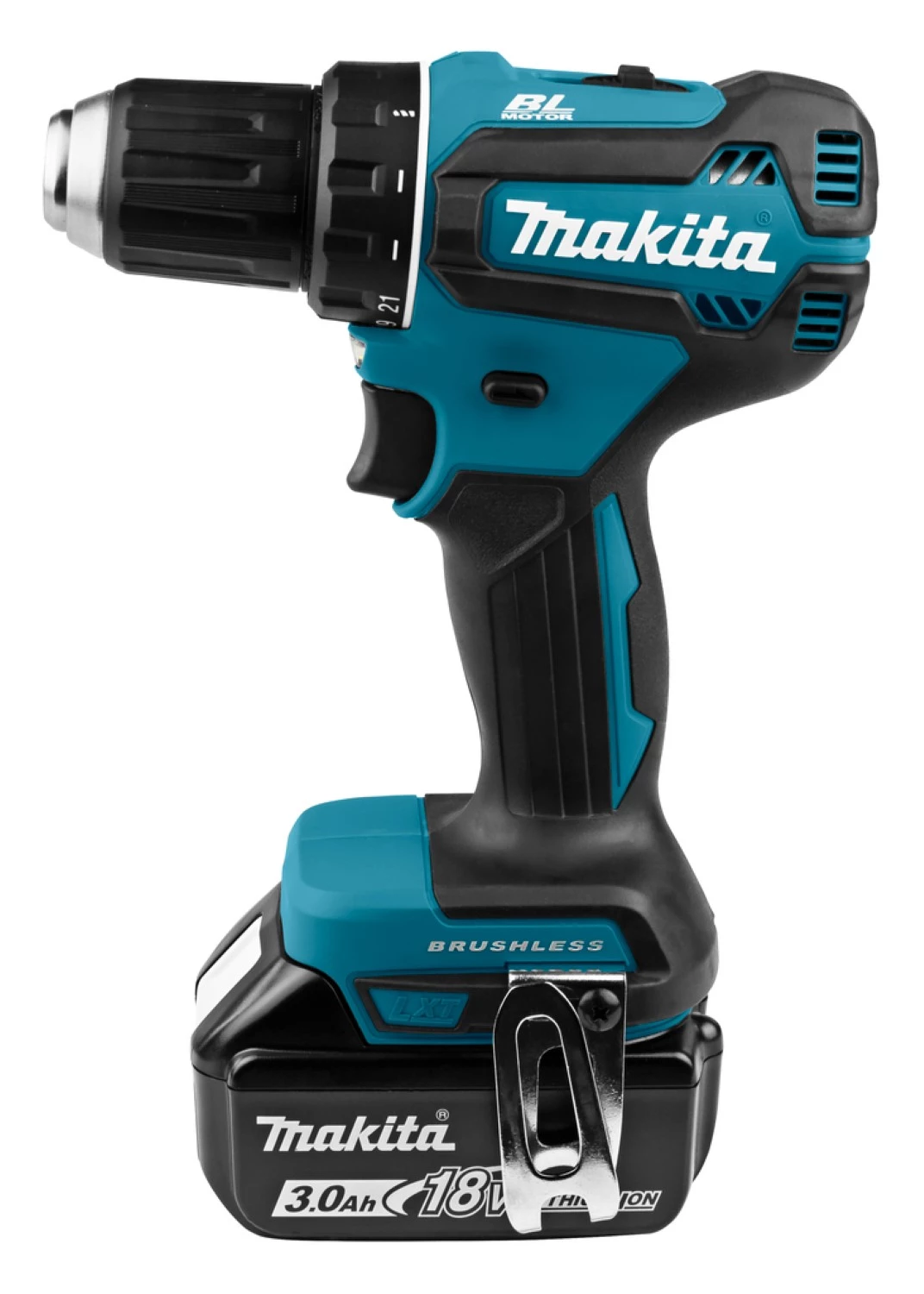Makita DDF485RFJ 18V Li-Ion accu boor-/schroefmachine set (2x 3.0Ah) in Mbox - koolborstelloos