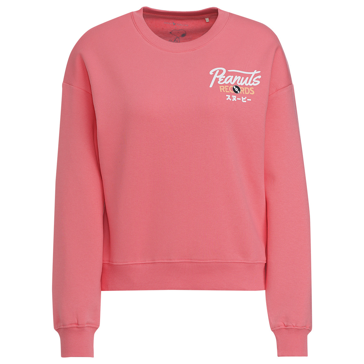 Jonas Nielsen Peanuts Sweatshirt mit Rückenprint rosa