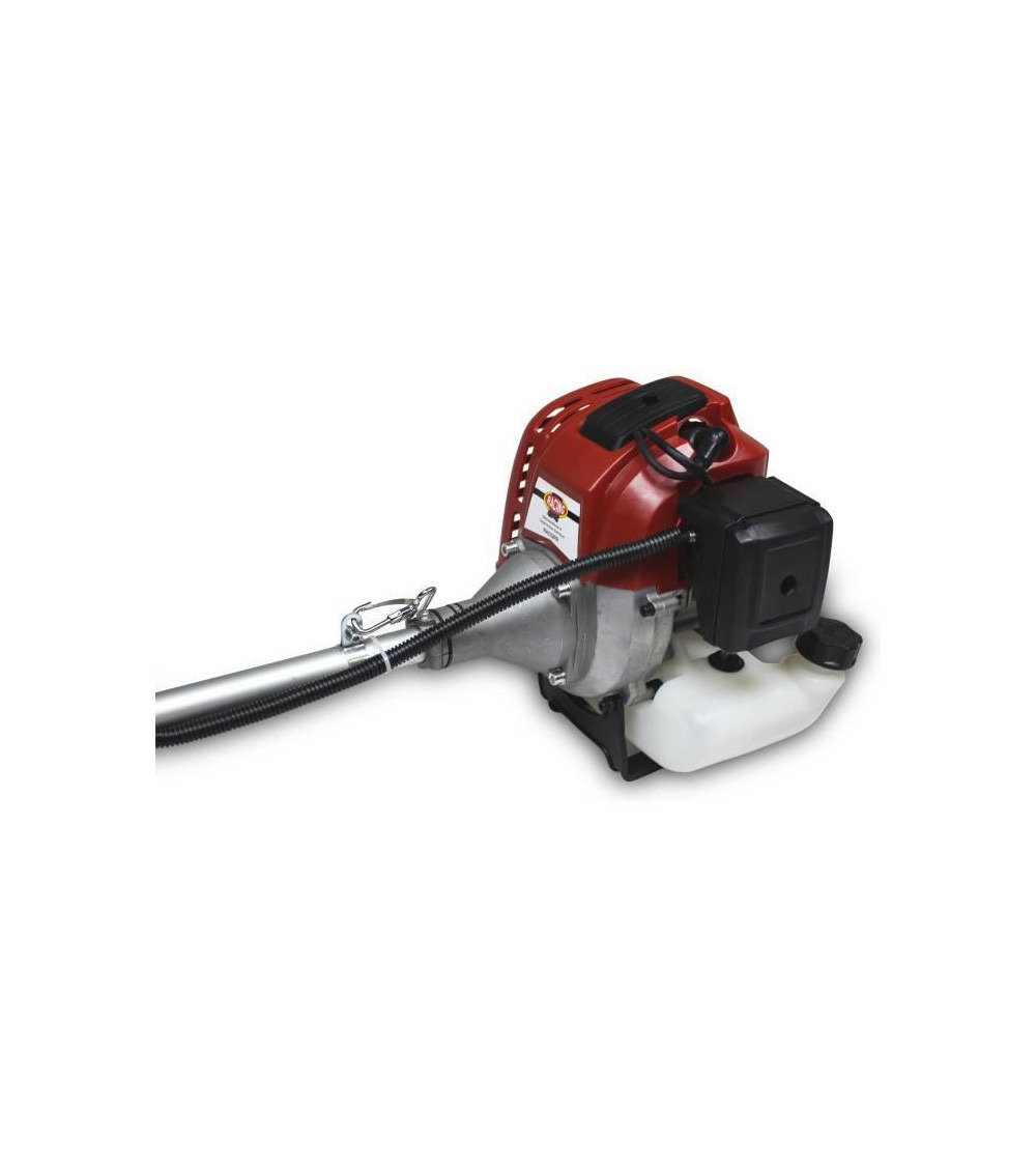 Débroussailleuse thermique avec tete double fil et lame 3 dents 42cc guidon double