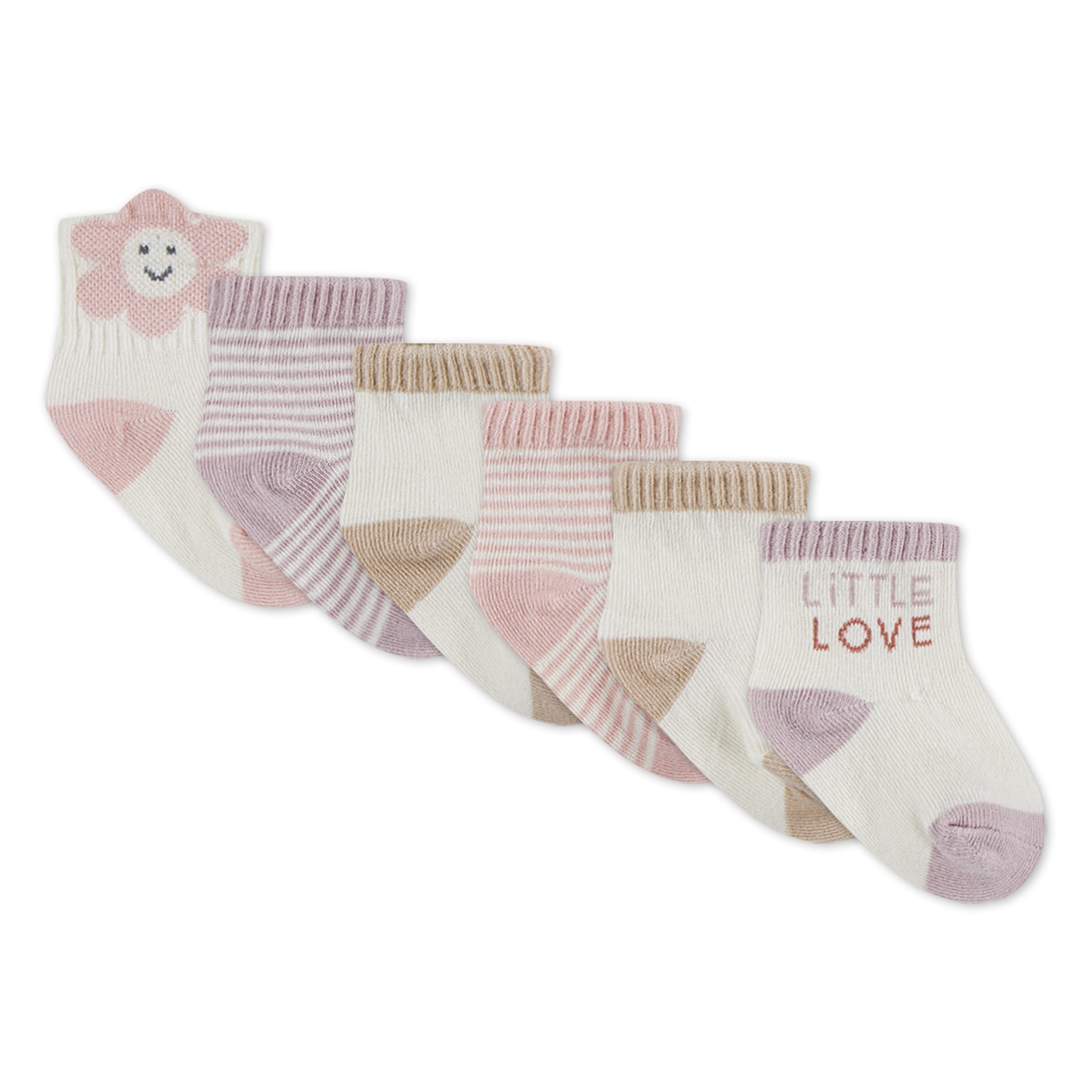 HUGGIES babywear Socken »HGHG 6PK QUARTER SOCK« 6 Paar tlg. in unterschiedlichen Designs