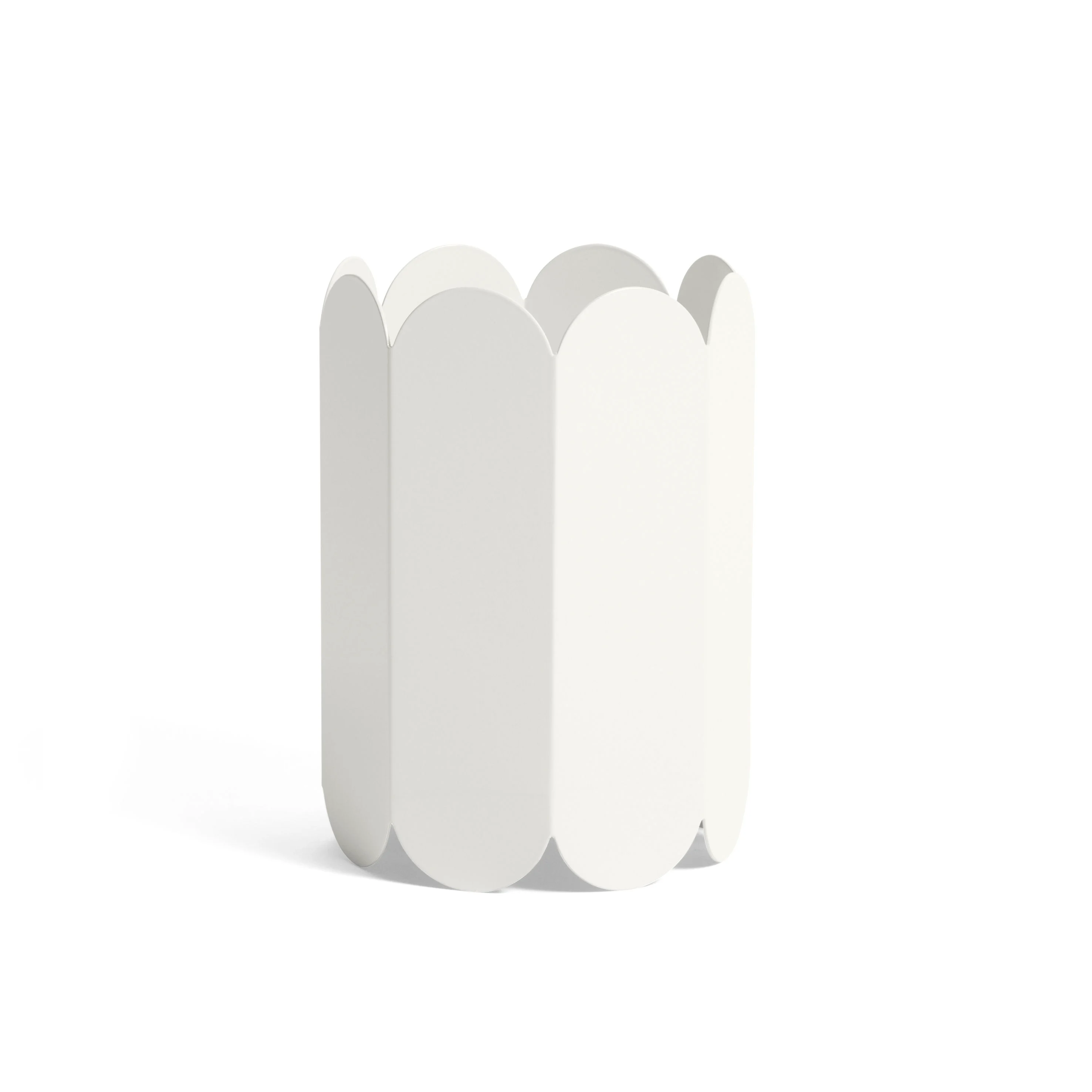 ARCS - Vase métal | Blanc