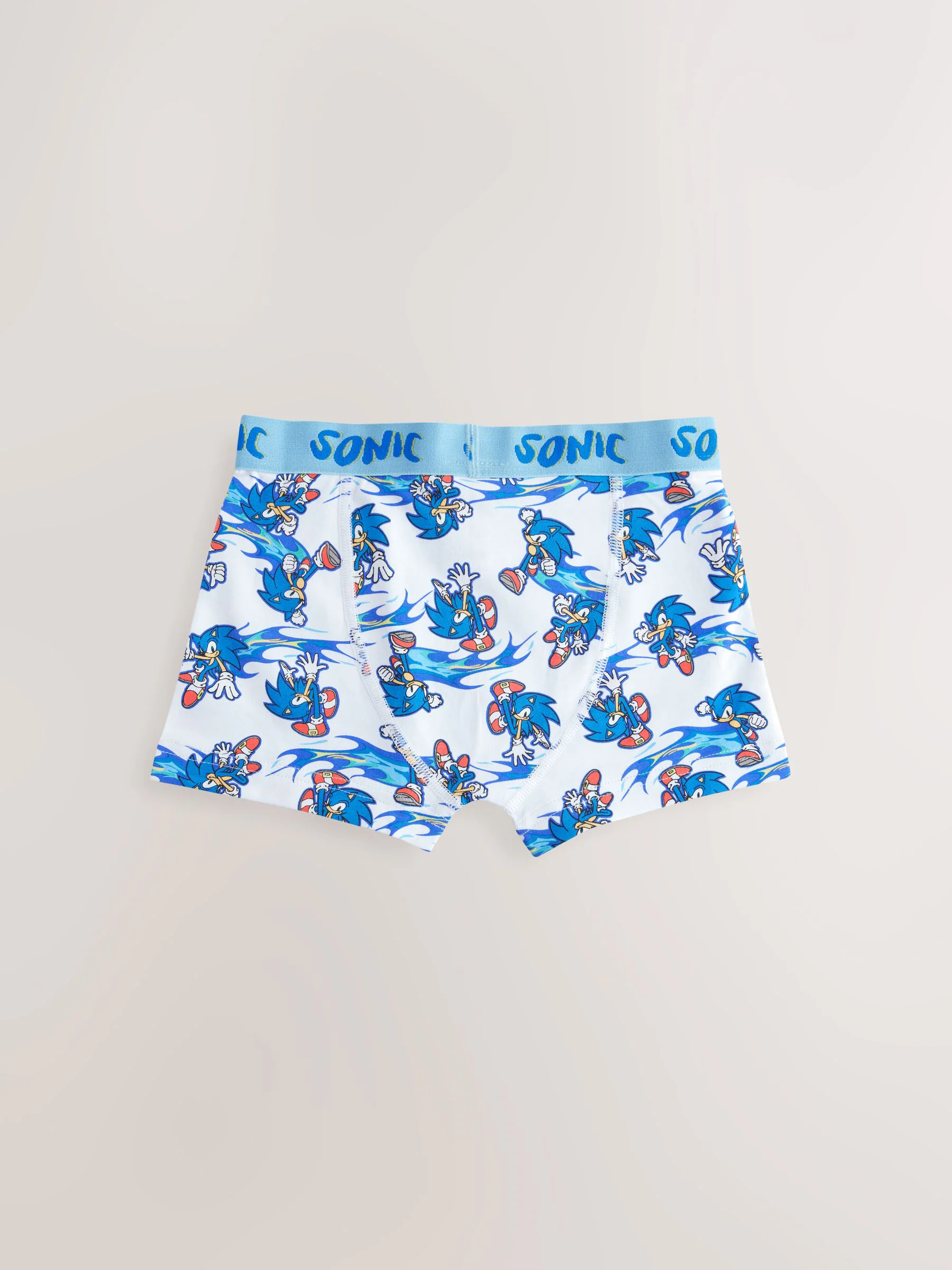 Blauw - Sonic Boxers 3 Pack (2-14jr)