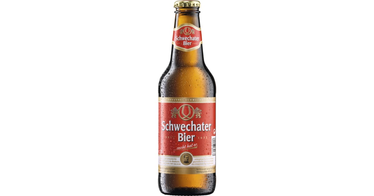 Schwechater Bier Vollbier 0,33 Liter (Einweg)
