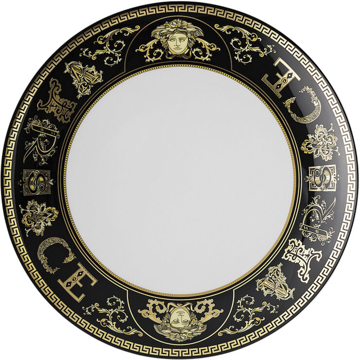 Versace Plate 21cm, Virtus Gala Black, Versace Flerfarvet