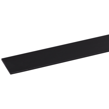 Afdekprofiel kunststof zwart zelfklevend 2x30mm 260cm