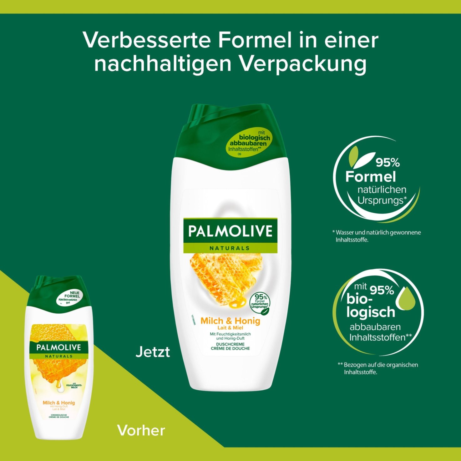 Palmolive Naturals Cremedusch Milch & Honig