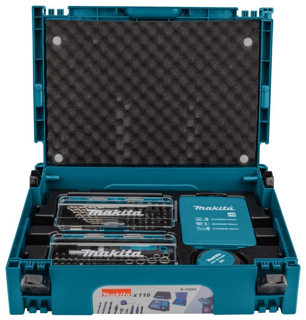 Makita B-49884 Boor- en Schroefbitset 116-delig in Mbox