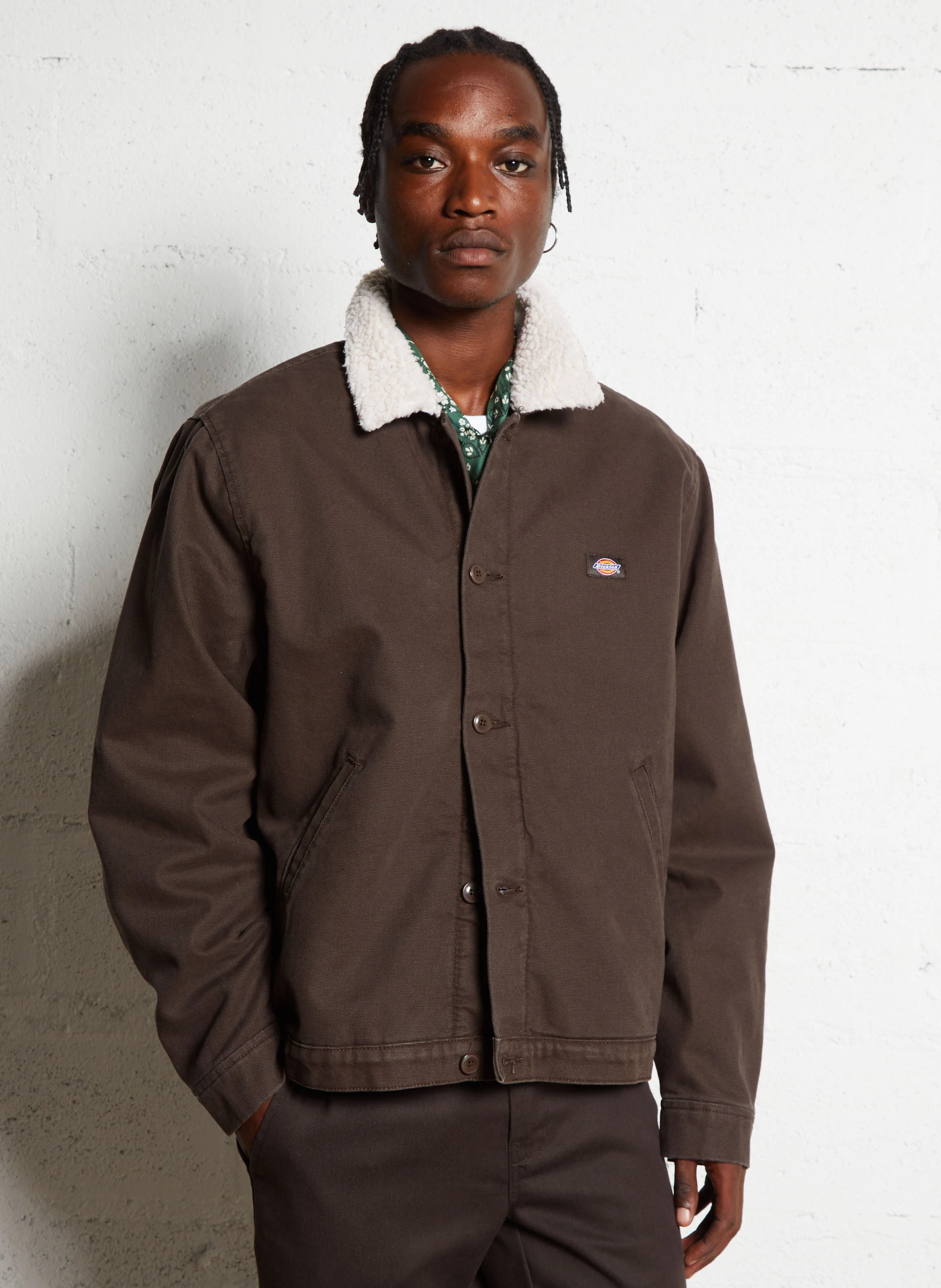 DICKIES DUCK - Veste de travail ample en coton | Marron
