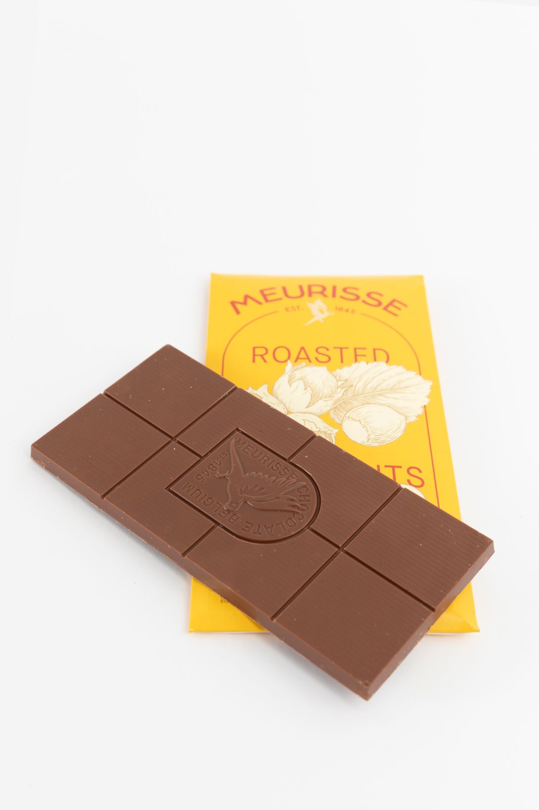 Meurisse chocoladereep melk Roasted Hazelnuts