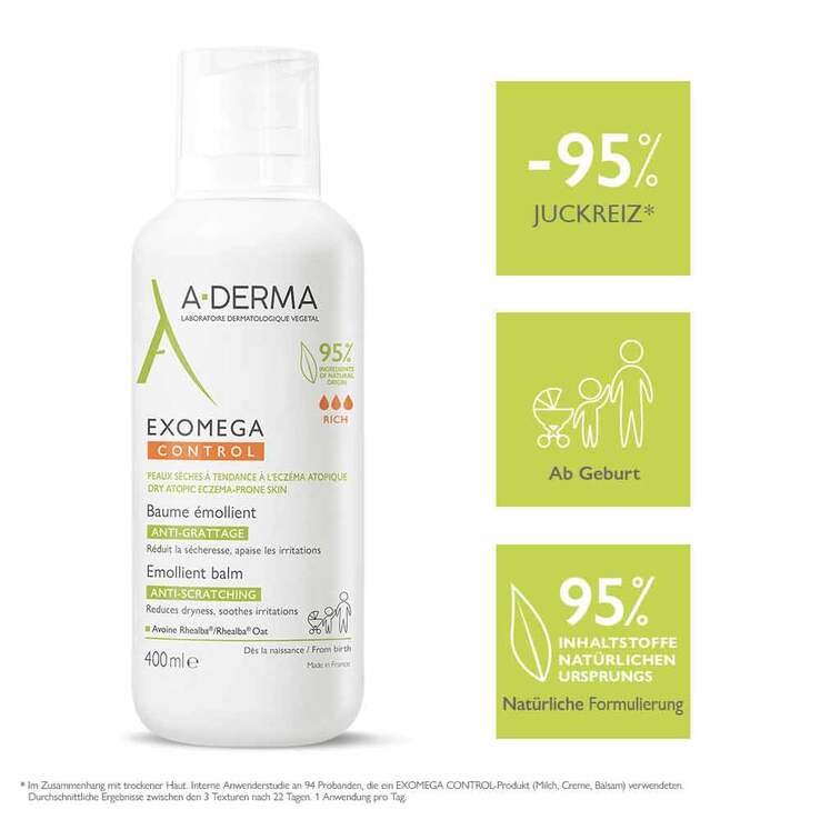 A-Derma Exomega Control Balsam + Spray Promo-Kit, 1 St