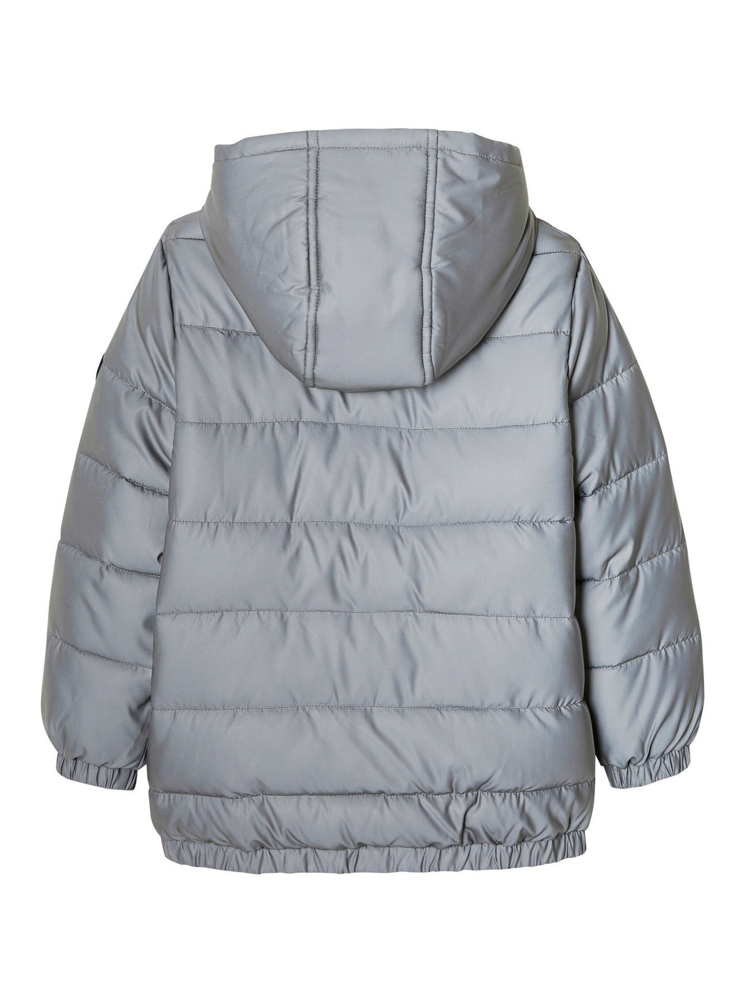 Vertbaudet Warme Jungen Steppjacke mit Recycling-Wattierung grau
