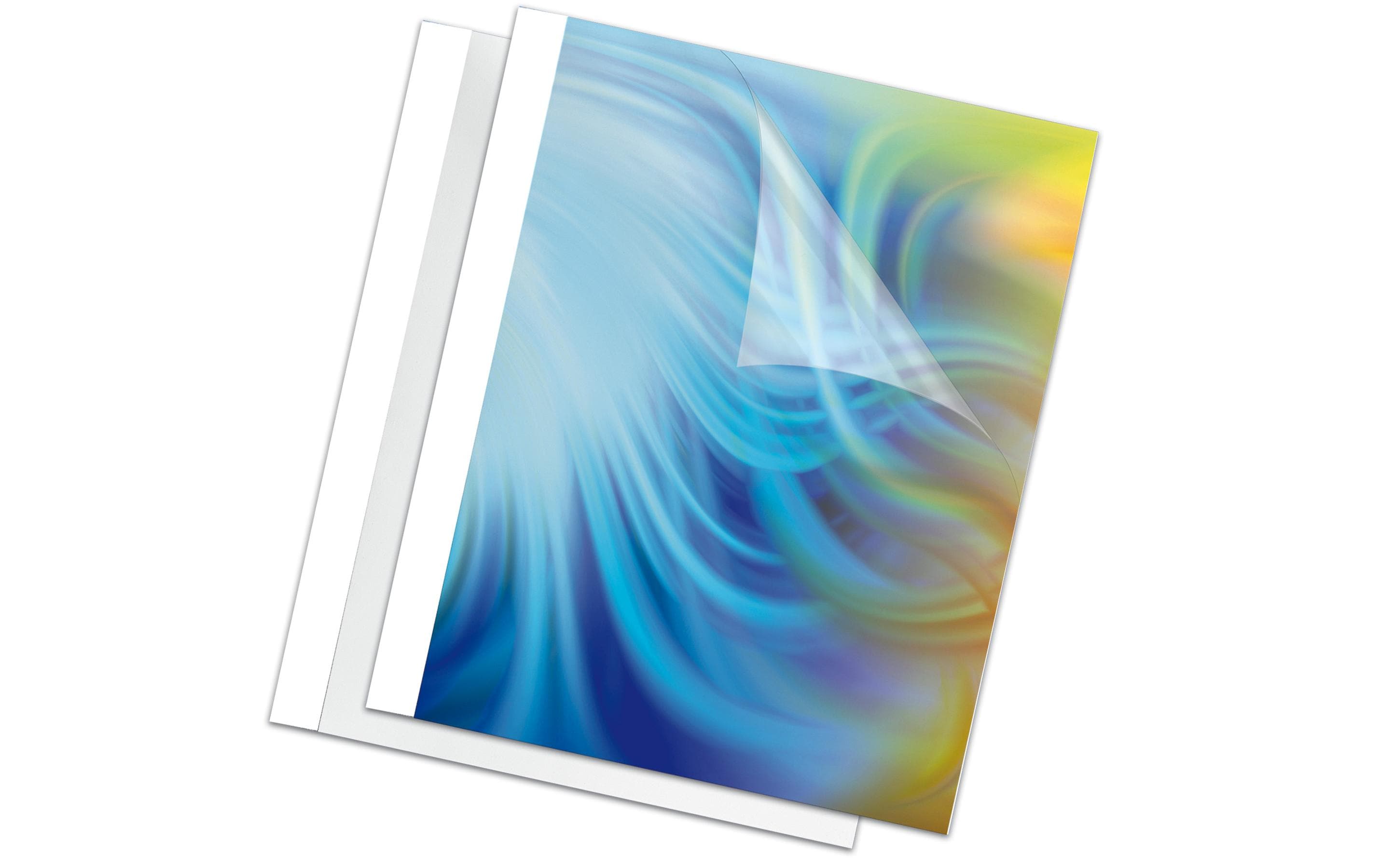 Einbanddeckel für 9-32 Blatt, 200 g/m², 100 Stück, Weiss100 Stück, für 9-32 Blatt, weiss