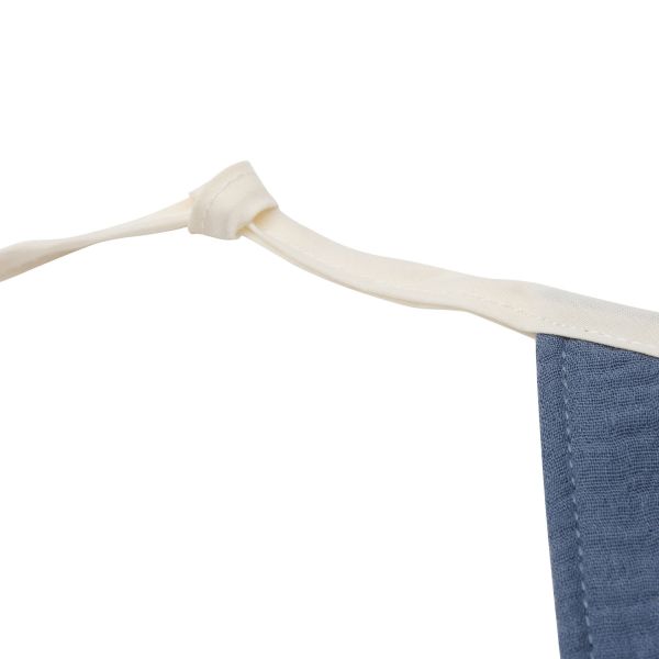 Jollein Vlaggenlijn Jeans Blue/Olive green 200 x 17 cm
