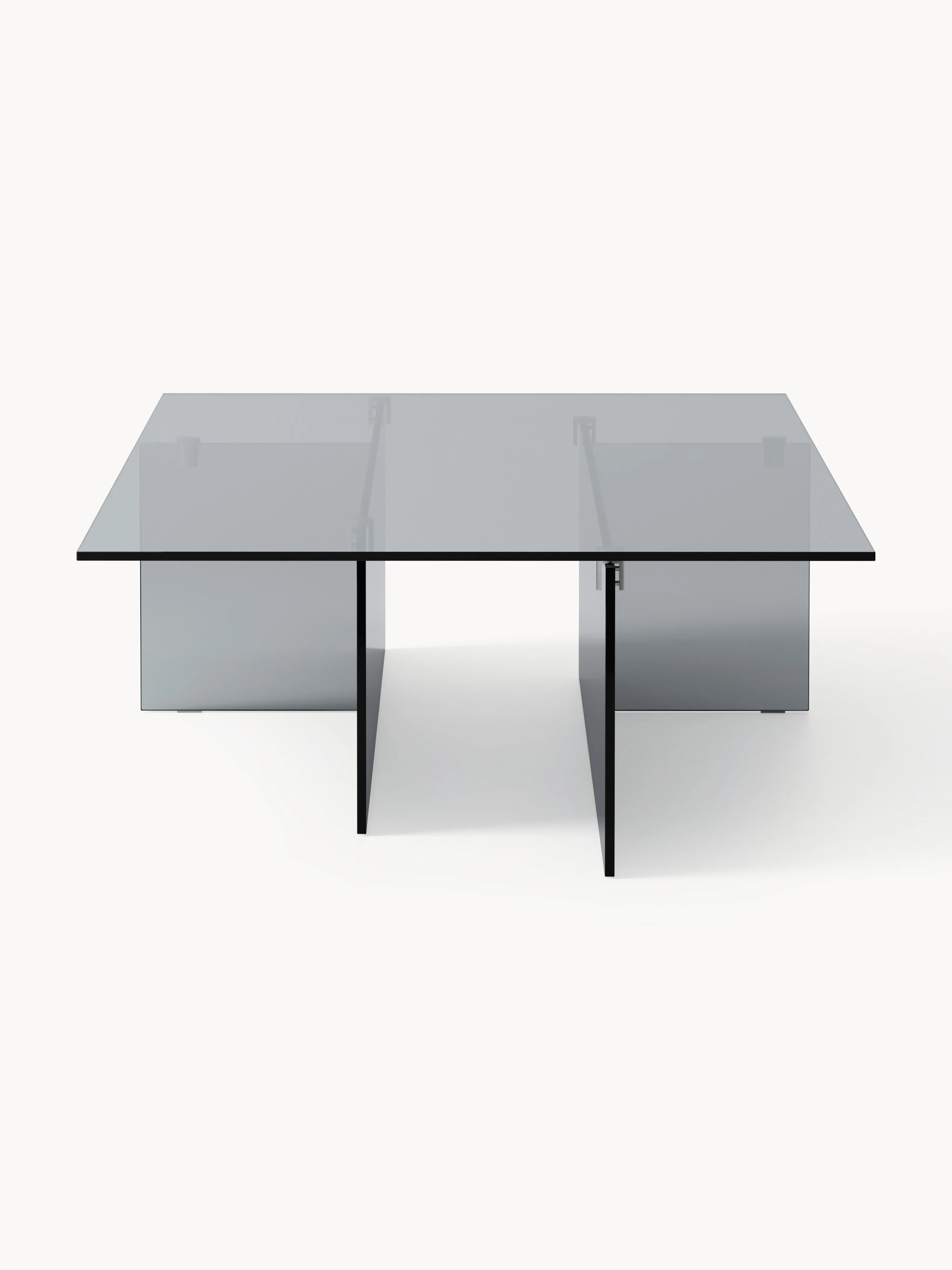 Grote glazen salontafel Anouk, B 160 cm