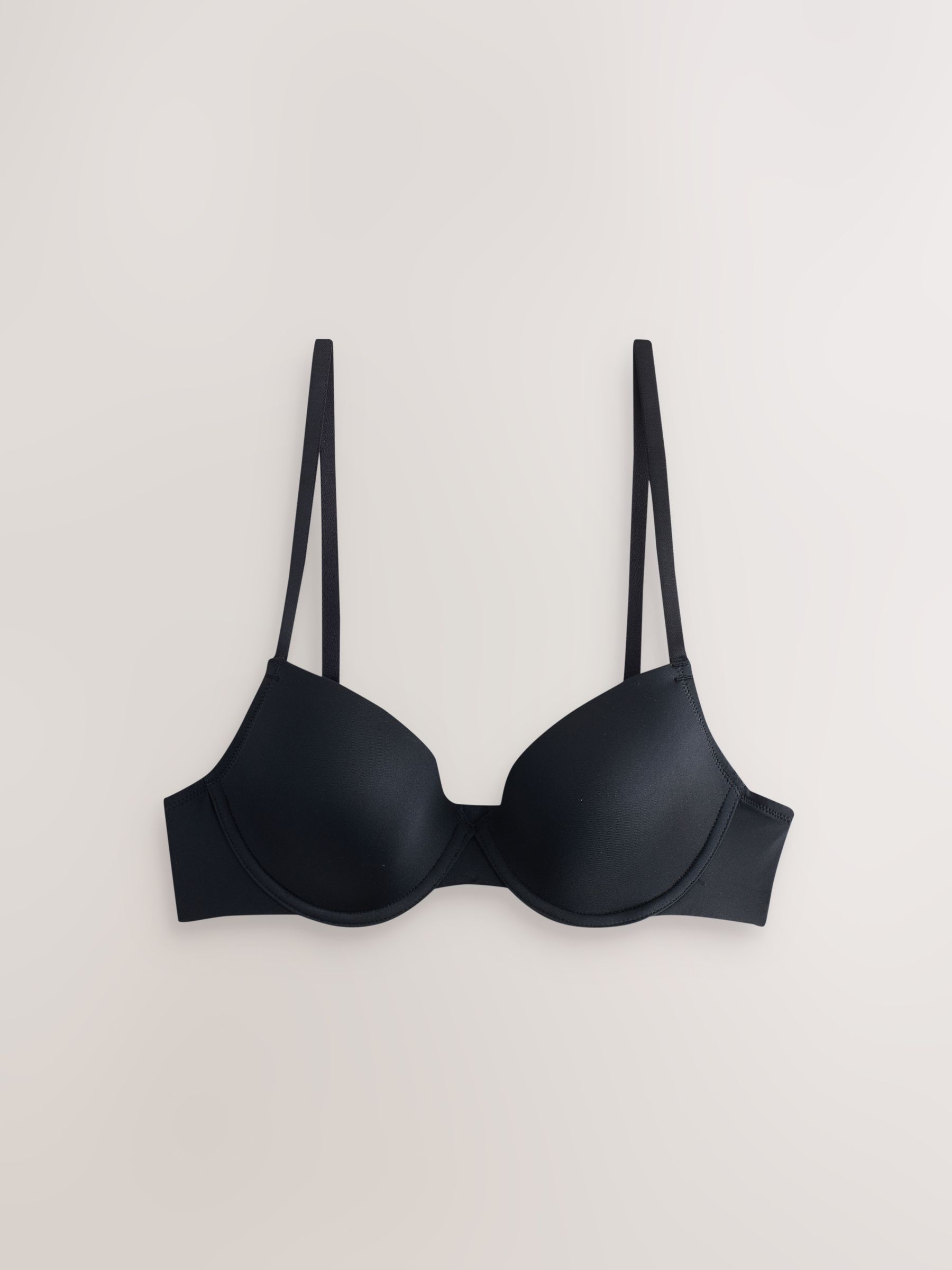 Zwart/wit/nude - A-E Ultimate Comfort Smoothing T-Shirt Bras 3 Pack