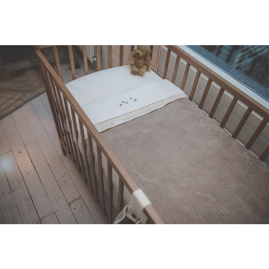 koeka Babydecke Plüsch Vik Taupe