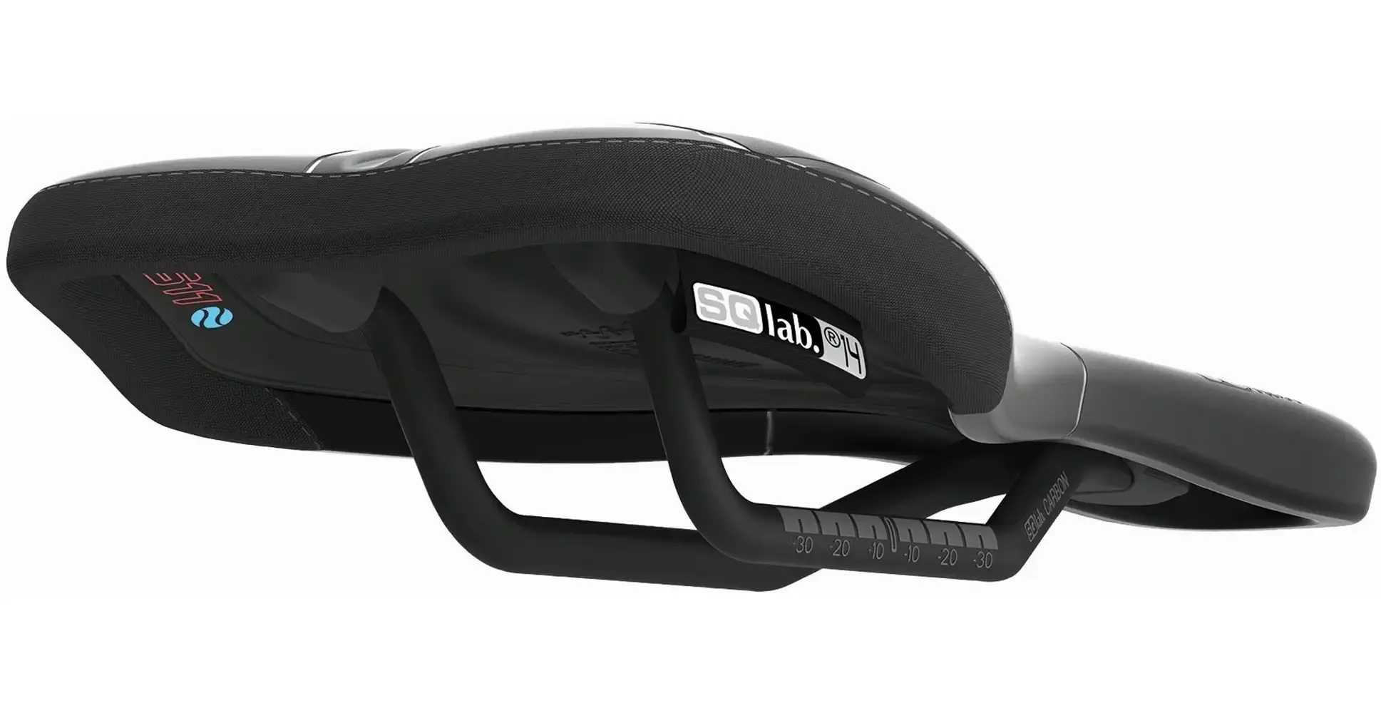 SQlab 611 Ergowave Carbon Fietszadel Zwart