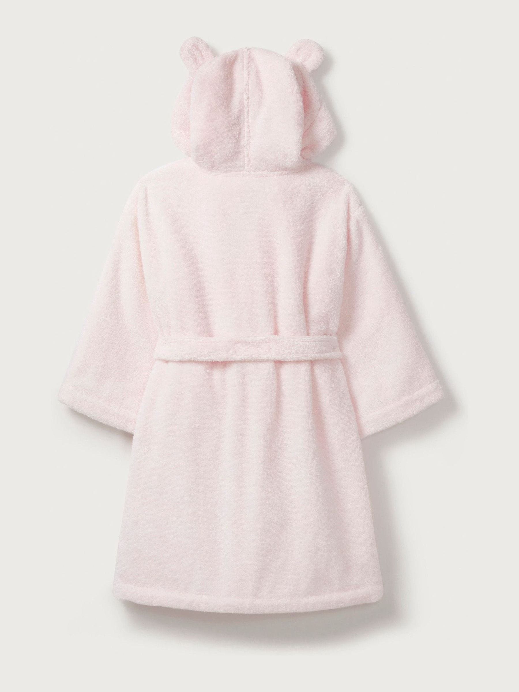 Roze - The White Company 100% katoenen kamerjas met oren