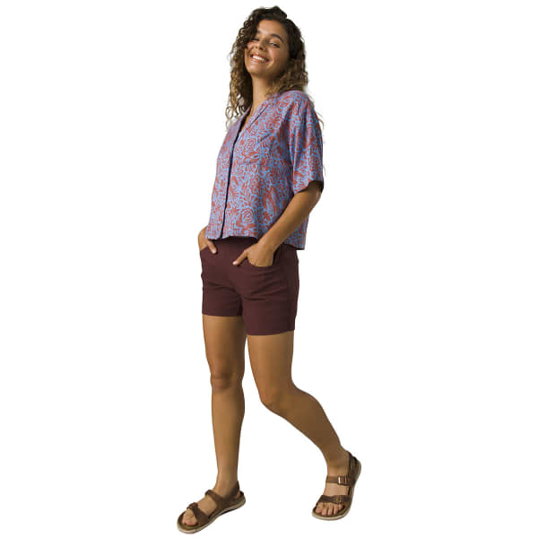 Short escalade PRANA HALLE E-WAIST SHORT II W CACAO