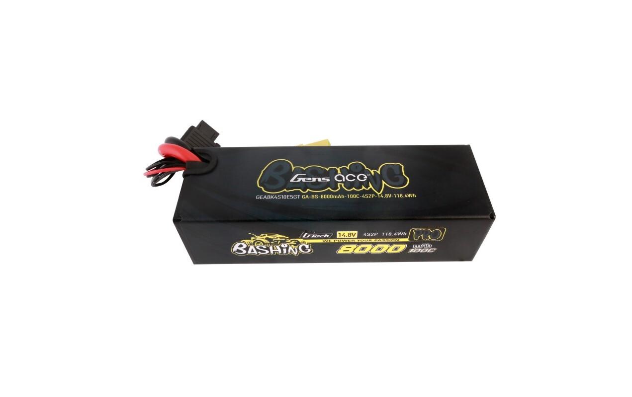 RC-Akku LiPo 8000 mAh 14.8 V 100C Bashing, G-Tech4S LiPo Akku mit EC5 Stecker