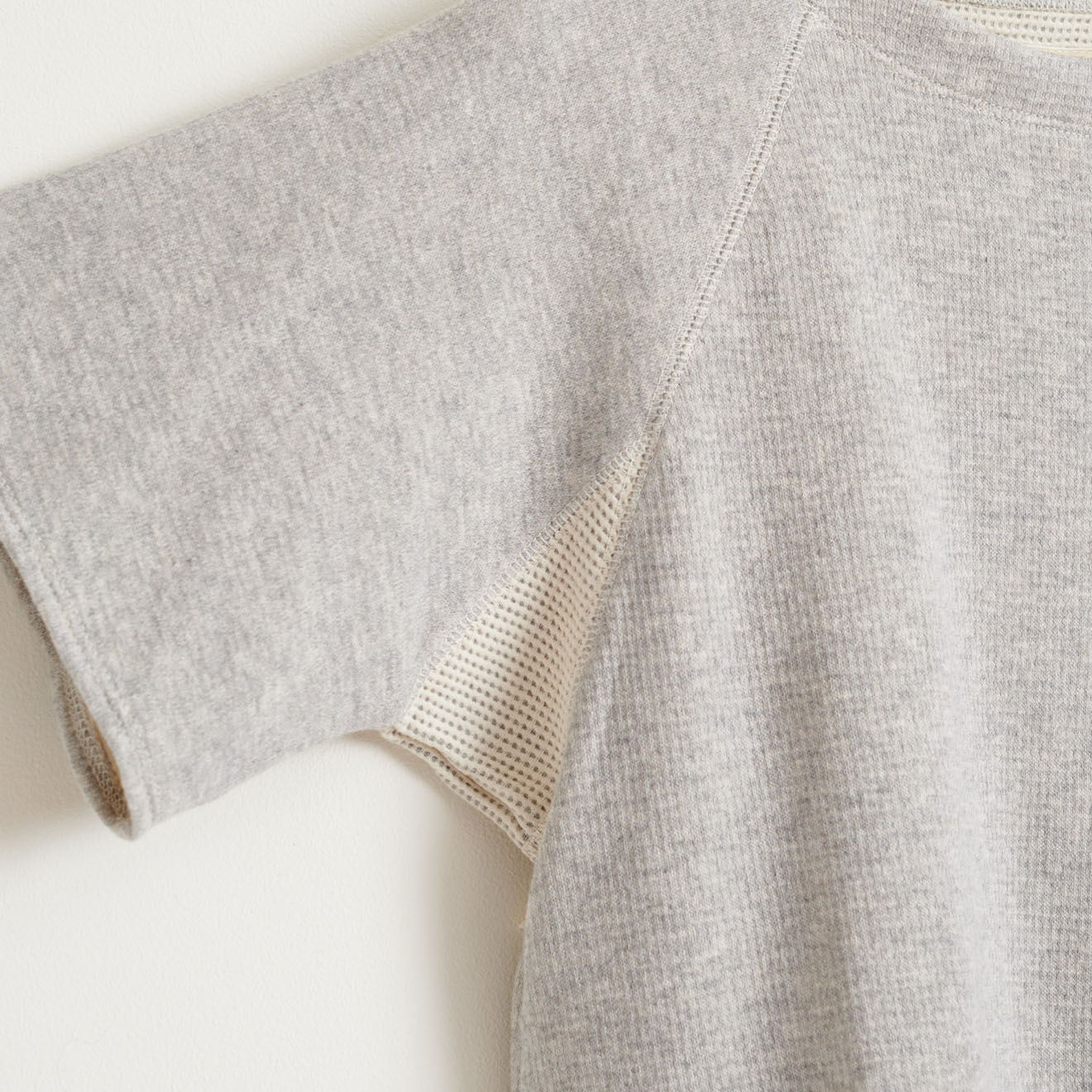 Bellerose Sweat Mazi en Coton manches courtes gris
