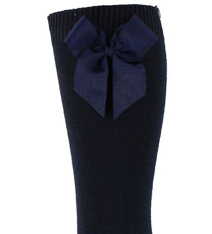 Condor Kn?Strømper m. Sl?jfe - Navy