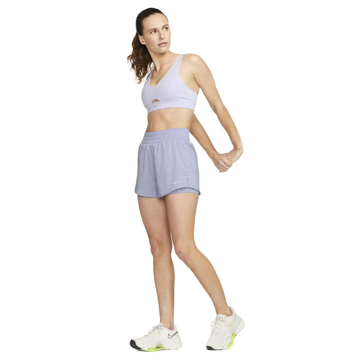 Nike Indy Plunge Cutout Medium Support Sports Bh Blå