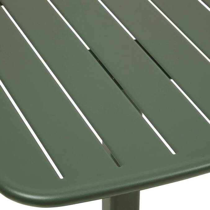 Table de jardin carrée ALEGORIA Vert laurier