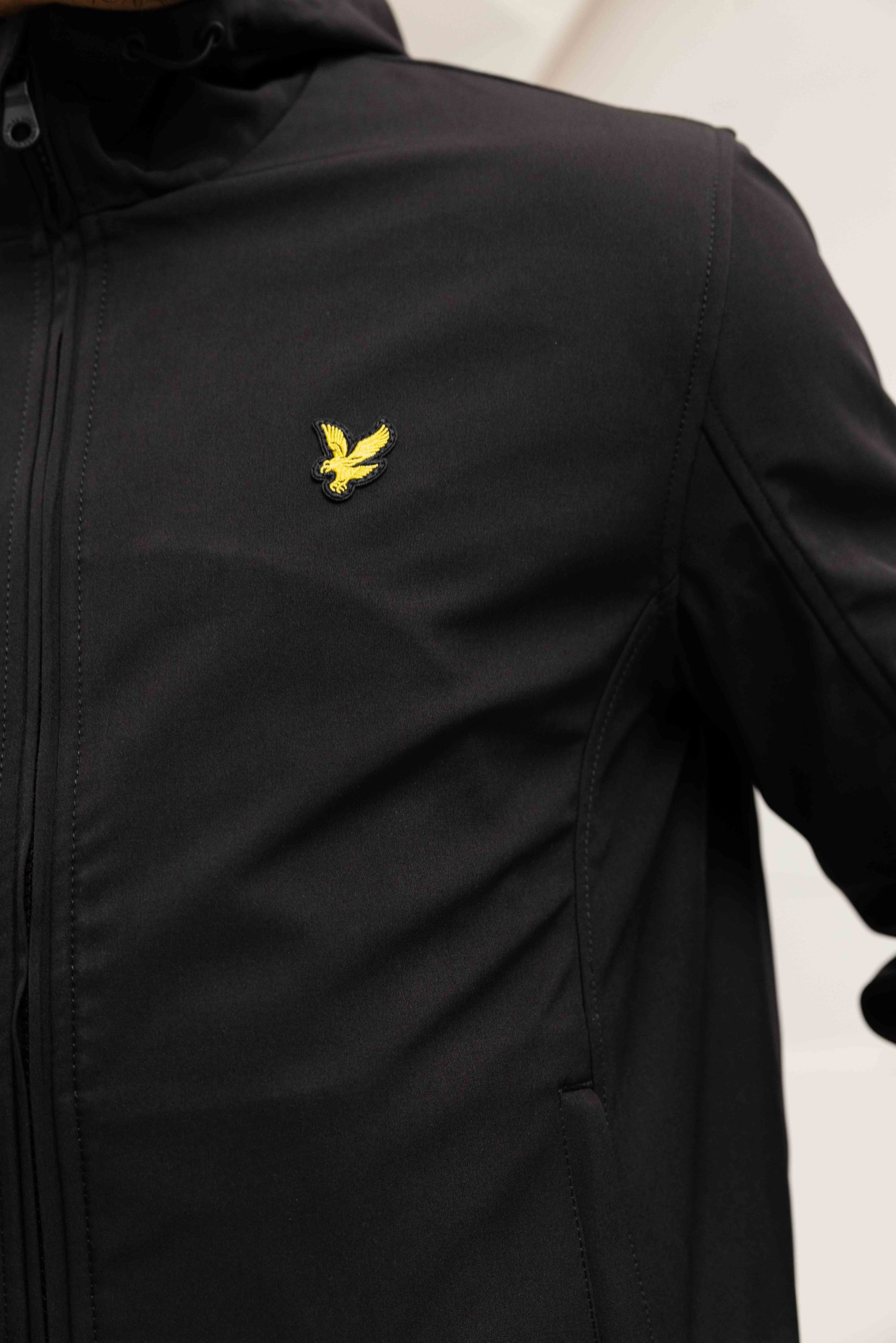 Lyle & Scott Softshell Jas Heren Zwart