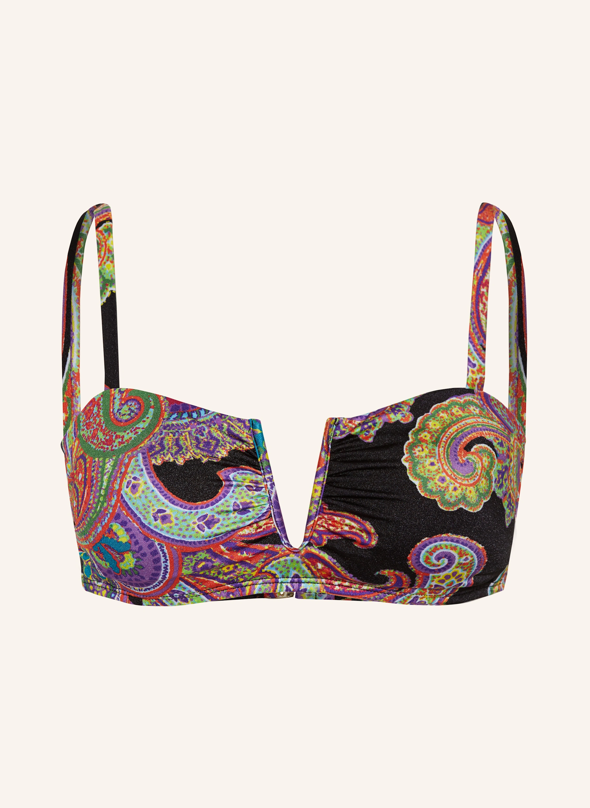 LAUREN RALPH LAUREN Bustier-Bikini-Top BORDADO PAISLEY