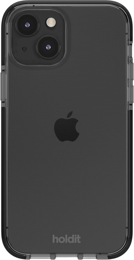 HoldIt Seethru Case iPhone 14 Sort
