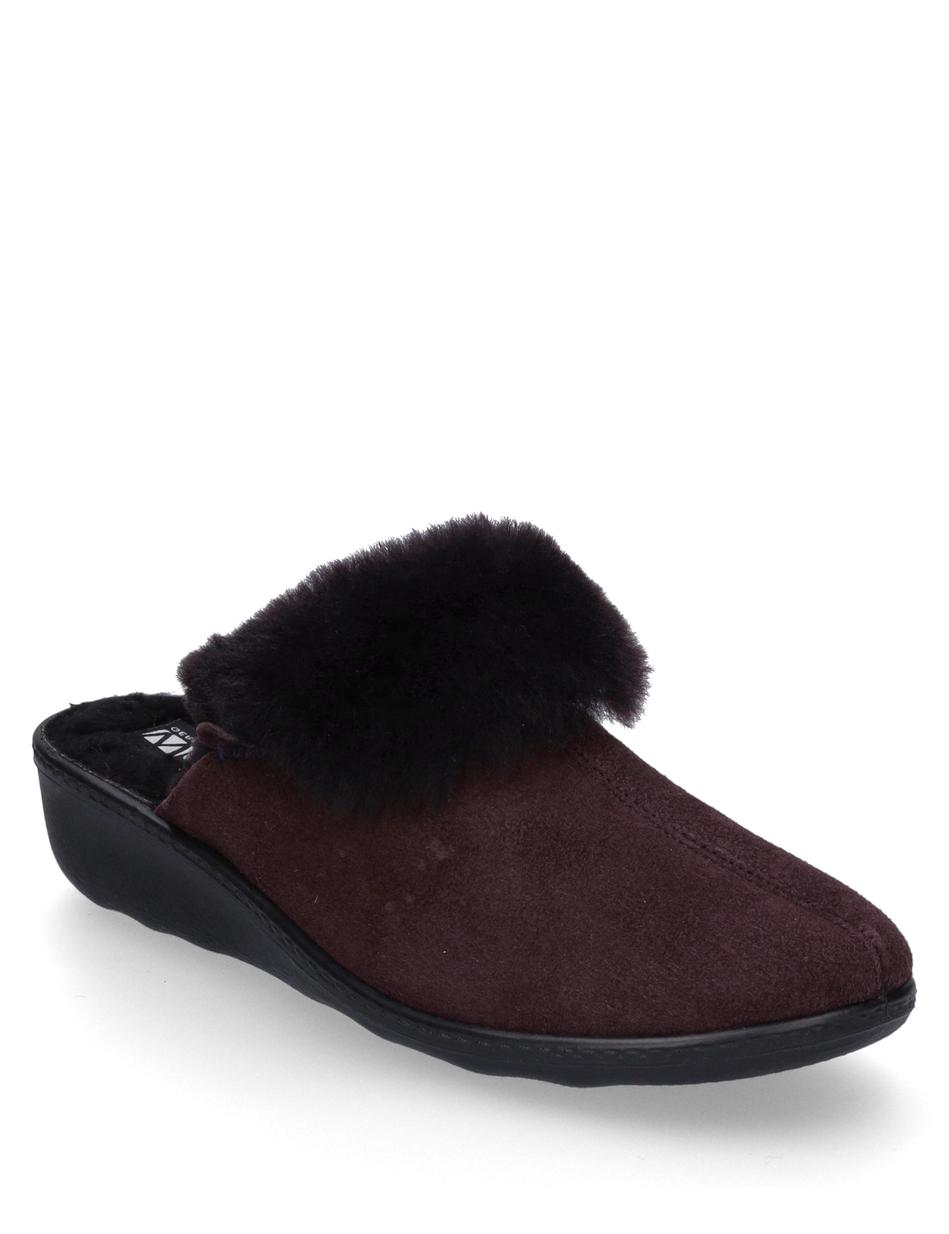 Hausschuh Avignon 306, aubergine