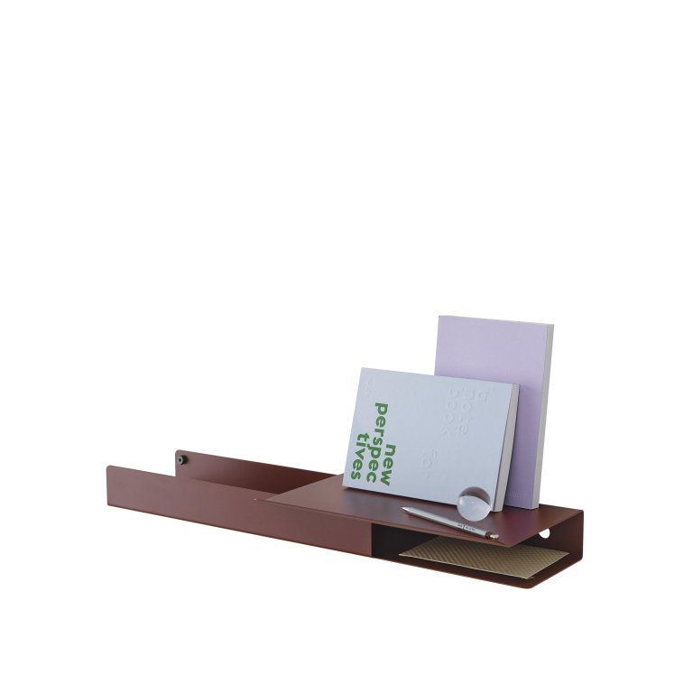 Muuto Folded wandplank laag zwart