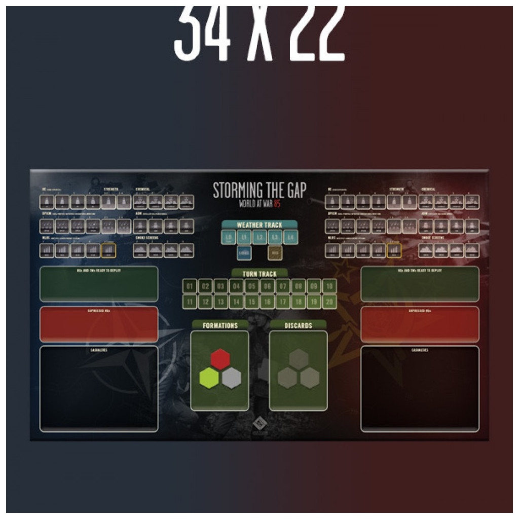 World at War 85 - Storming the Gap - Player Mat