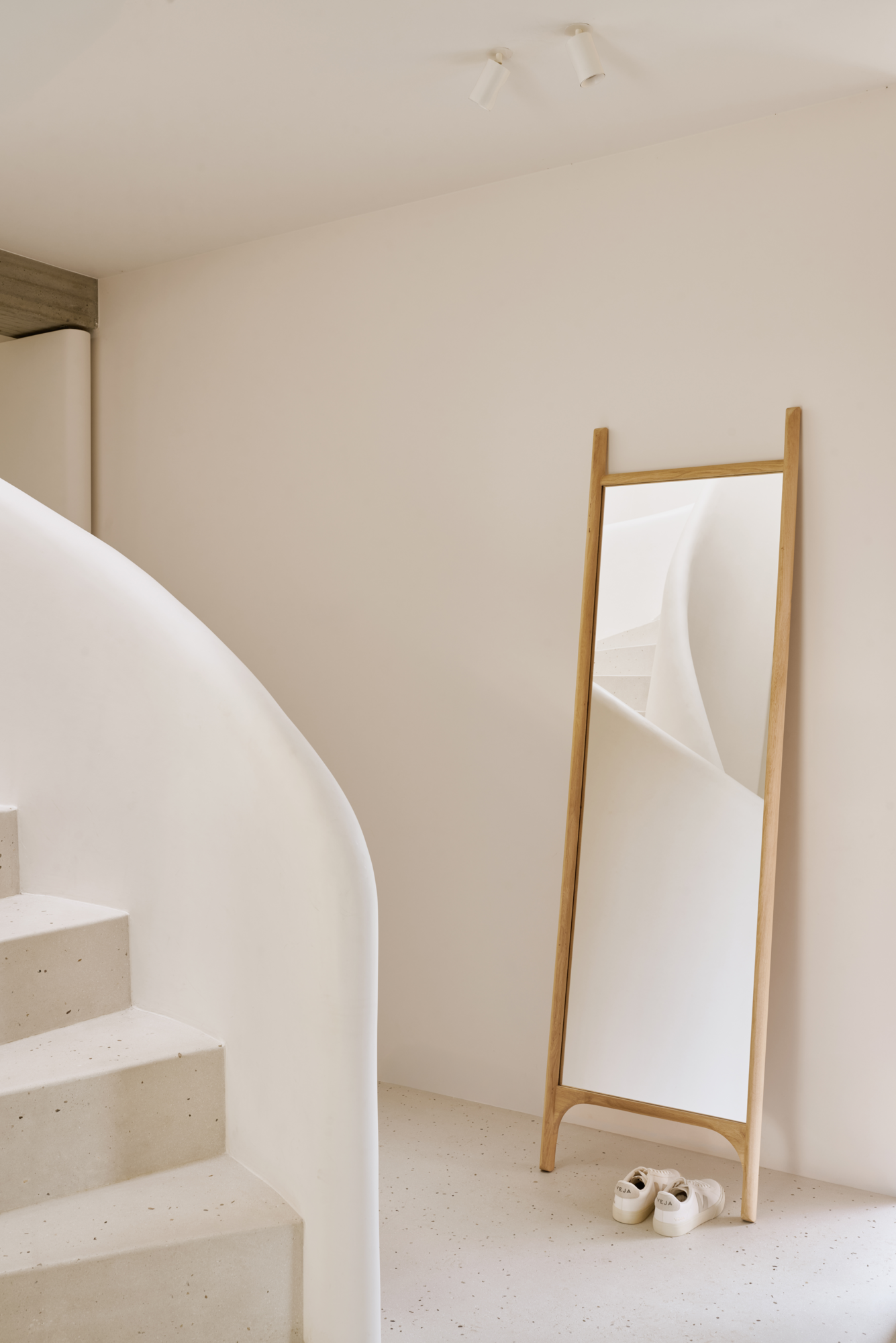 Staande spiegel PI eiken 55x190 cm